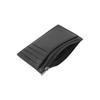 Coach Card Case Zipper Pebble Grain Leather Wallet Unisex Wallet Black C4280-QBBK