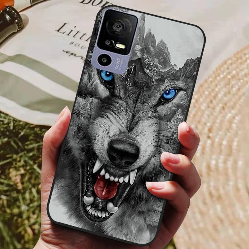 Para TCL 40R Funda Trasera de Silicona Funda para Teléfono para TCL 40 R 5G Fundas 6.6" TCL40R 5G T771K T771K1 T771H T771A Parachoques Suave coque