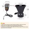 7 Sound Car Alarm Horn DC 12V 100W 125dB with MIC Loud Motorcycle Siren Vehicle Truck Warning Loudspeaker Plastic Police Firemen