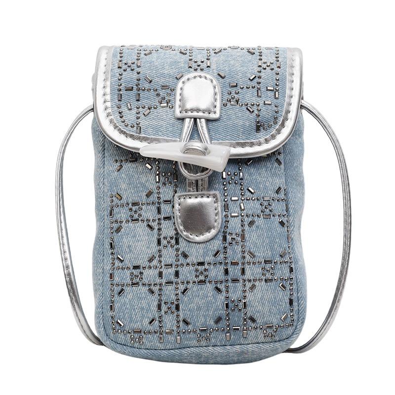 Simple Personalized Small Bag Women's Spring and Summer New Fashion Shoulder Messenger Bag Niche Beautiful Mobile Phone Bag