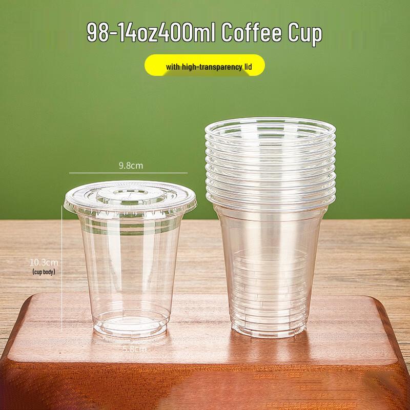 BoZhen JiangChu Disposable PET Takeaway Cup with Lid