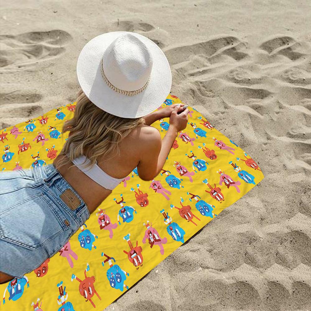 The-Amazing World G-Gumball Towel Microfiber Beach Towel Absorbent Quick Dry Soft Yoga Swimming Resort Mountain Climbing Towel