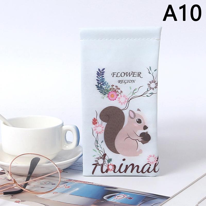 

1 шт. Мягкий чехол из искусственной кожи для очков, Чехол для хранения солнцезащитных очков, Чехол для очков для чтения, Сумка для хранения, Защитный чехол для очков