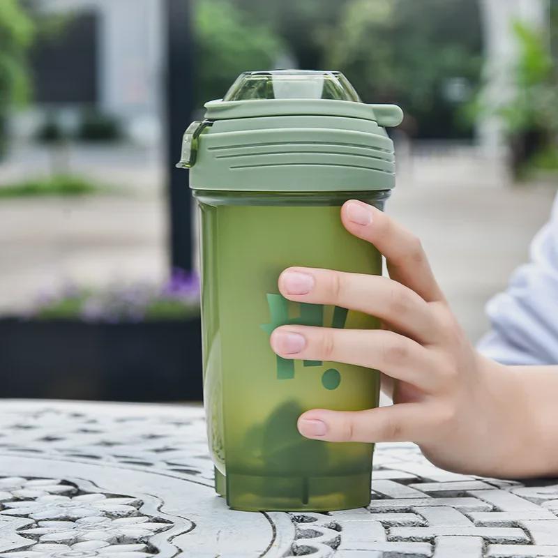 High-Capacity Fitness Water Cup: Heat-Resistant, Food-Grade PP Material, Customizable for Sports.