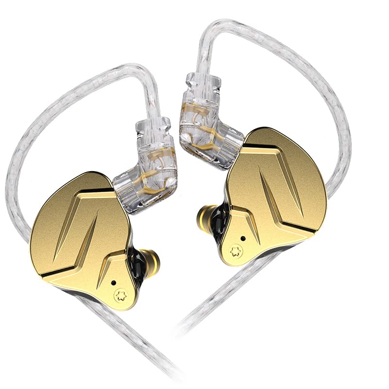 

KZ ZSN Pro X IEM Базз-монитор Hi-Fi KZ Проводные наушники с гибридными двойными драйверами 1ba 1dd Монитор Проводные наушники Наушники Съемный кабель Без вкладышей золотой