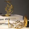 Small Gold Candle Holder Rust-proof Desktop Candlestick Ornaments  Wedding Props