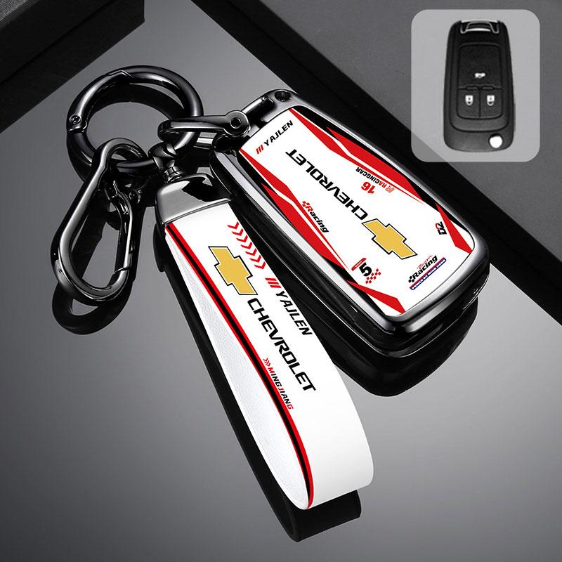 Zinc Alloy Car Key Case Cover For Chevrolet Cruze Aveo Trax Sail Malibu Captiva Prism Spark Trailblazer Blazer Camaro Traverse