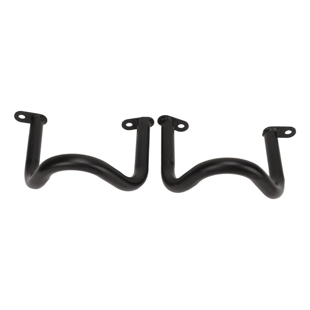 2 STÜCKE Motorsturzbügel Eisen Harteloxiert Carbon Schwarz Oberfläche für Interceptor 650 Continental 650