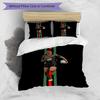 3-teiliges Bettbezug-Set (1 * Bettbezug + 2 * Kissenbezug, ohne Kern), South Sydney Rabbitohs Druck Bettwäsche Set, Schlafzimmer Dekor, Ganzjahres, Geburtstagsgeschenk