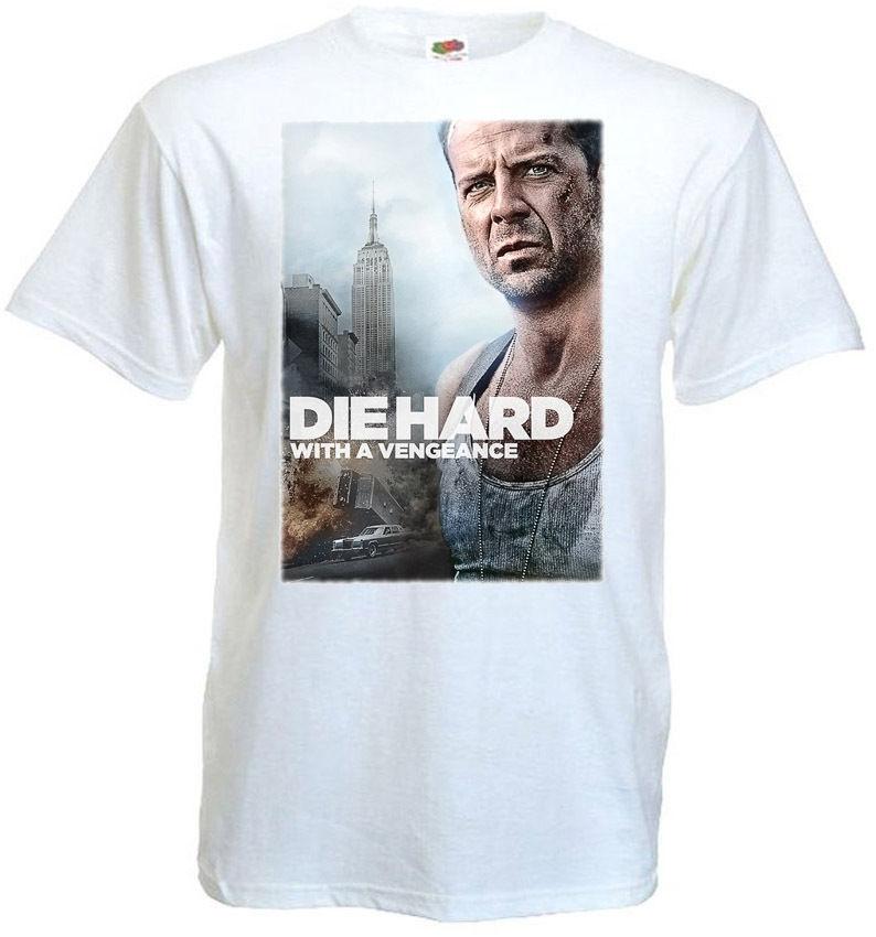 Die Hard 3 T-shirt white movie poster all sizes S5XL
