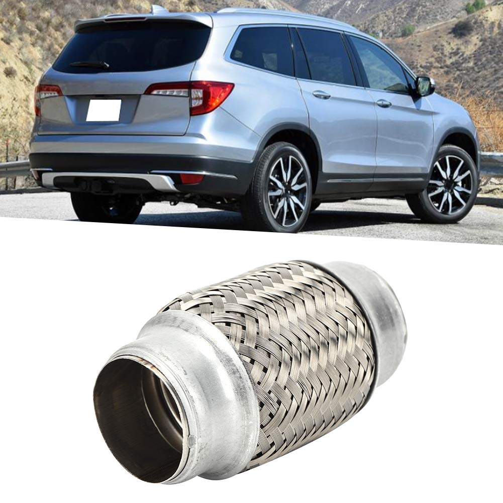 Car Exhaust Flexible Pipe Stainless Steel Air Intake Tube 38x102mm/ 1.5x4 Inch Exhaust Flexible