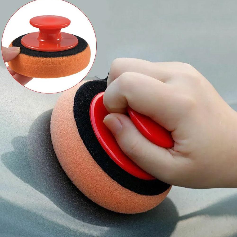 Car Waxing Polishing Tool Car Wash Sponge Car Beauty Care Products Waxing Sponge Suit Car Cleaning Accessories for Car P8M4