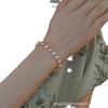 Baroque Pink & Purple Freshwater Pearl S925 Sterling Silver Irregular Bracelet