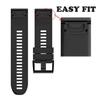 22 26mm QuickFit Silikonarmband für Garmin Fenix 7X 7 Pro 51 47mm 6X 6Pro Solar 5 5X Plus MARQ Mk2i Mk2 Smartwatch-Armband