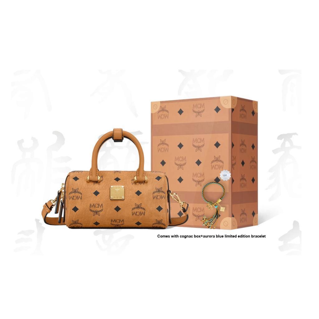 New MCM Essential Visetos Origina Monogram Motif Tote Bag MWBAASE03CO001