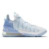 Nike LeBron 18 Play for the Future Men Sneakers Blue Blue-Tint Clear CW3156-400