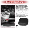 UXCELL Right Front Car Tow Hook Cover Cap for Toyota Highlander No.521270E926 Black 1Pc