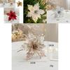 Beautifully Crafted Faux Flower Christmas Decoration In Luxurious Stylish Designs For Holidays