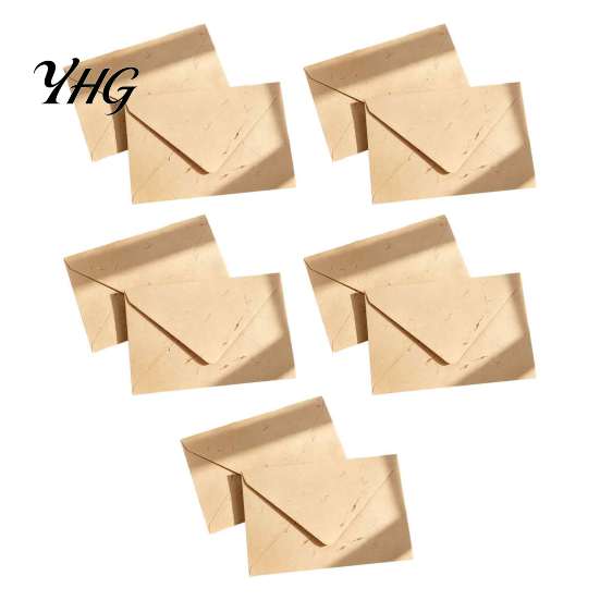 Thick Paper Envelopes for Invitations 10PCS Petal Art Envelopes, Real Floral Texture Design, Western Style Handmade with Petals Stationery,