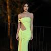 European and American summer sexy one-shoulder backless tube top dress fashionable solid color strap pleated dress