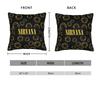 Pillow Cover Nirvana Face Band   Kawaii Pillow Case For Office Car Home Decor Pillowcases