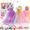 Fashion Design Kit For Girls 345pcs Girls Embroidery Kit Sewing DIY Basic Reusable Kit For Creativity DIY Arts Learning Crafts