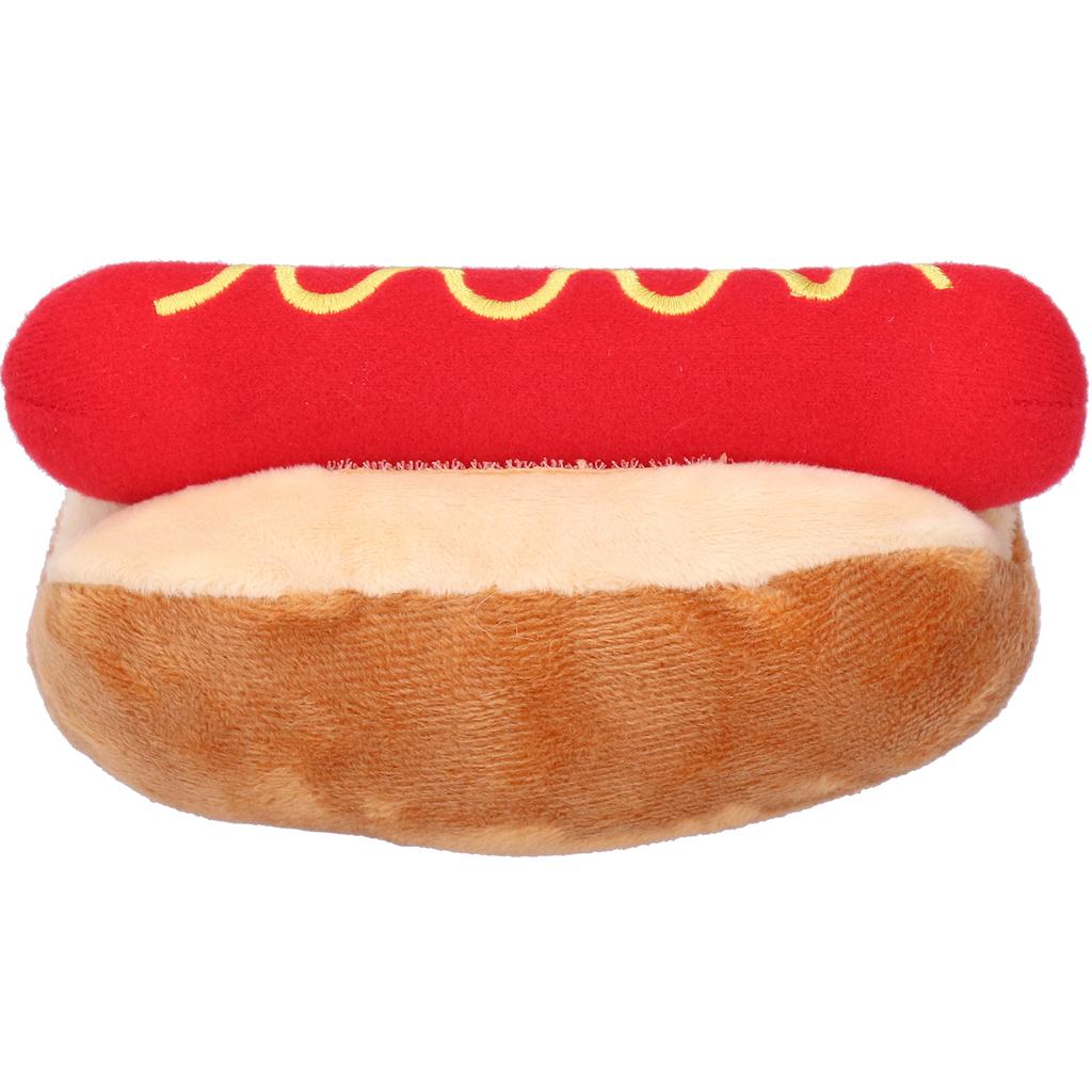 Soft Plush Dog Toy Hot Dog Shape Detachable Sound Exquisite Doll Toys for Cats Dogs