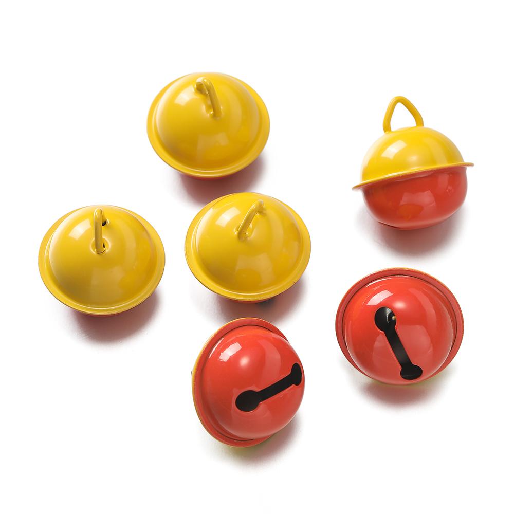 5pcs/lot Metal Bells Jingle Bell Loose Beads for Home Christmas-Tree Decoration Crafts DIY Handmade Earrings Pendants Accessorie