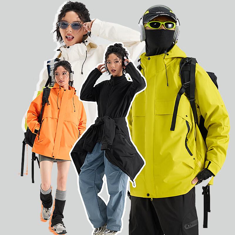 Wassup Sohot Men's 3-in-1 Waterproof Outdoor Jacket