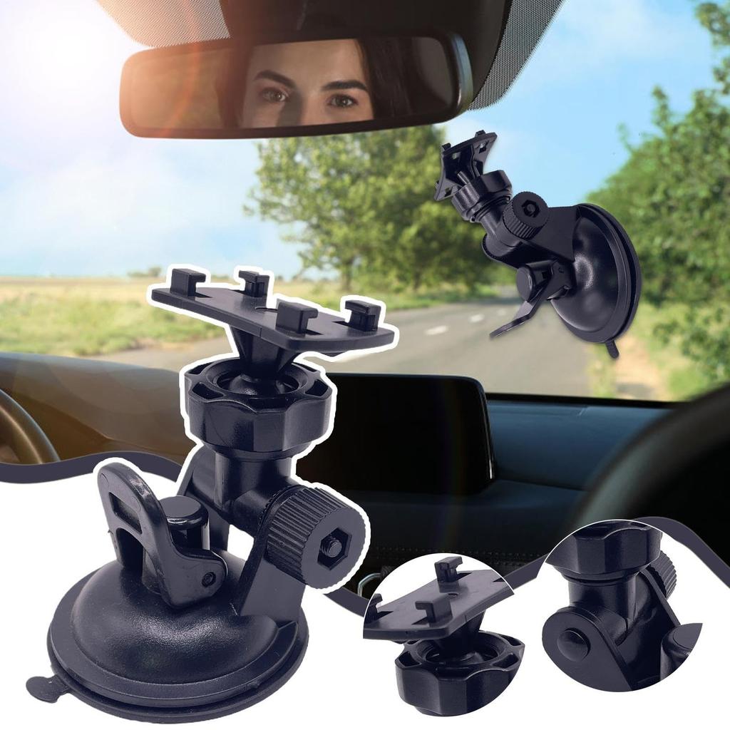 Dash Cam Holder | Suction Cup Car Camera Mount Adjustable Angle Quick Release |