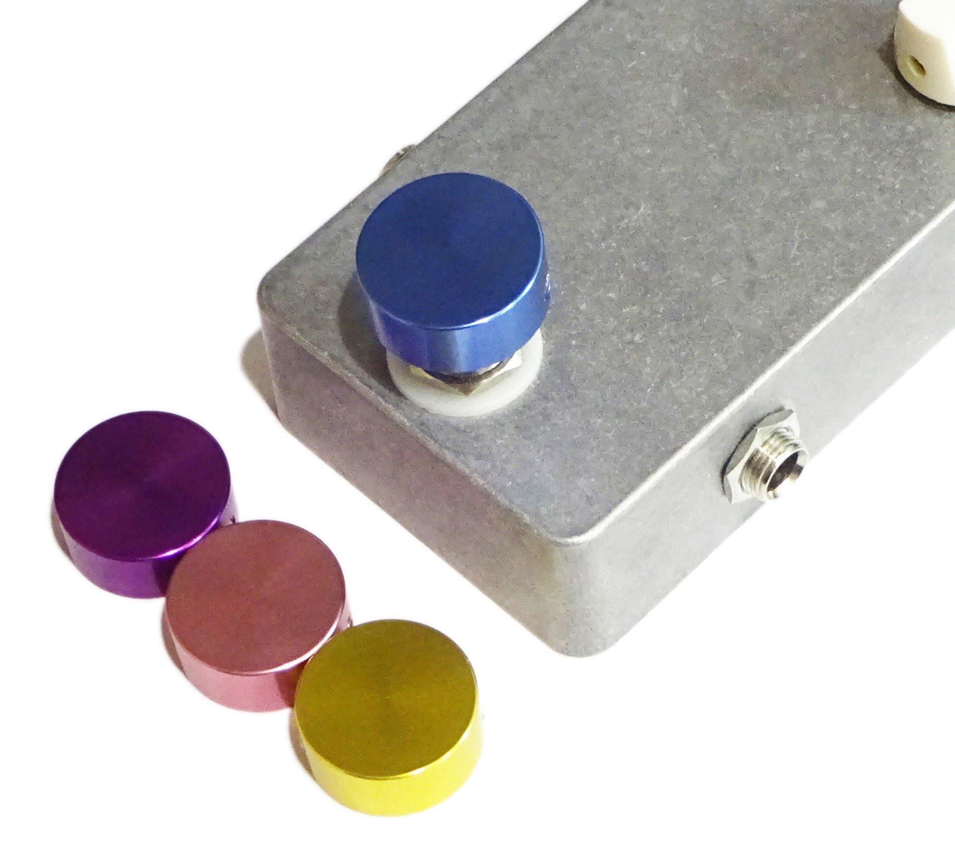 

Эффекторный ножной переключатель Hat Switch Cap Foot Cover алюминиевый 4-цветный набор [FSTA] (Синий, Желтый, Розовый, Фиолетовый) FSWA-4C-BlYlPkPp