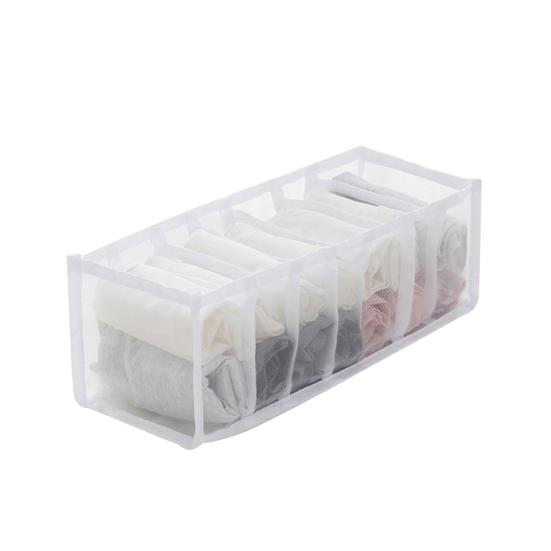 Caixa de armazenamento de sutiã grande capacidade classificada ventilada 6/7/11 grades caixa de armazenamento de roupas íntimas suprimentos domésticos