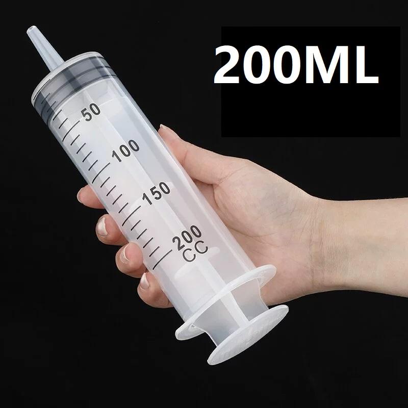 Plastic Reusable Syringe For Measuring Nutrient Hydroponics Industrial Glue Dispensing Pet Feeding