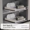 Built-in Kitchen Pull-Out Dish Drainer Rack