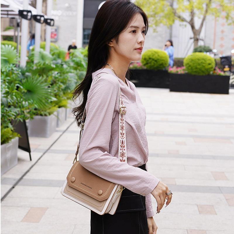 Fashionable Yellow Crossbody Bag Ladies Stylish Small Purse For Women Magnetic Closure Shopping Casual Shoulder Bags