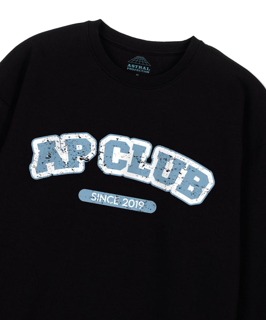 ASTRAL PROJECTION Ap Club Loose Fit Sweatshirt_Black