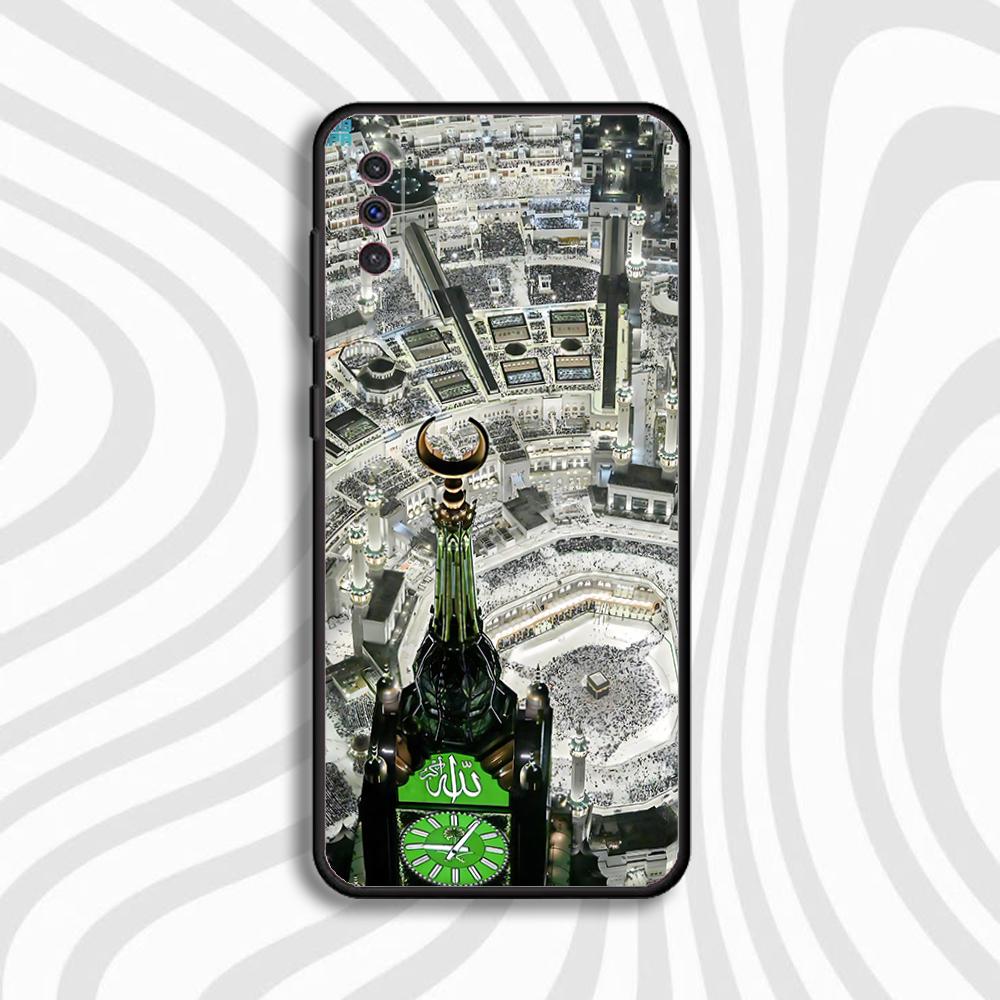 Kaaba Mecca Makkah Phone Case For Samsung S 25,24,23,22,30,21,10,9,Ultra,Plus,Lite,FE,4,5 G Black Soft Case