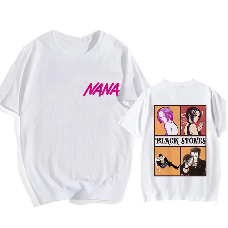 Pánské Dámské Vtipné Tričko Nana Osaki Goth Manga Tričko Black Stones Grafické Topy Móda Hip Hop Y2k Tričko Streetwear Oblečení