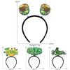 Whimsical St Patricks Day Headband Decor With Eyecatching Shamrock And Themes Beer