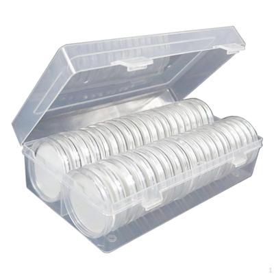 Porte-médailles Dollar à capsule Support universel pour collections de médailles Stockage en capsules transparentes