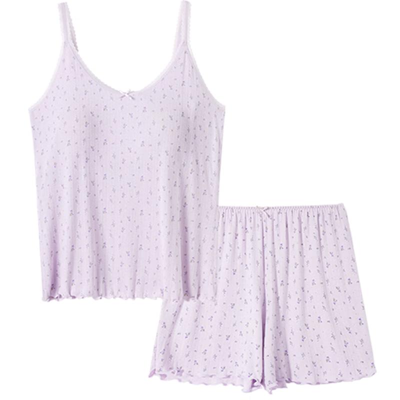 Ubras Women s Floral Summer Pajama Set M