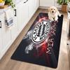 Flannel Kitchen Mat Bayern Munich Soft Area Rug Non Slip Floor Carpet Home Decoration