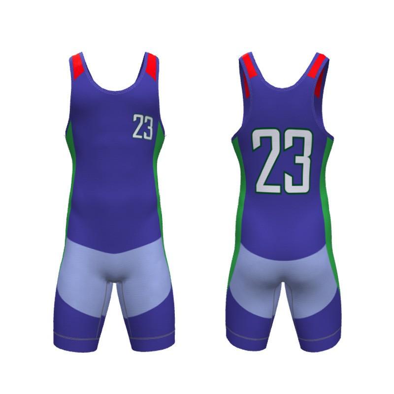 Canottiera da Lotta Libera con Stampa a Trasferimento Termico Uomo Donna Spandex Lycra Tuta Atletica a Compressione