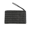 Fashion Ladies Weaving Bag Wristlet Clutch Women Daily Money Phone Clutch Solid Straw Woven Coin Purse Beach Wallet Card Leisure Travel