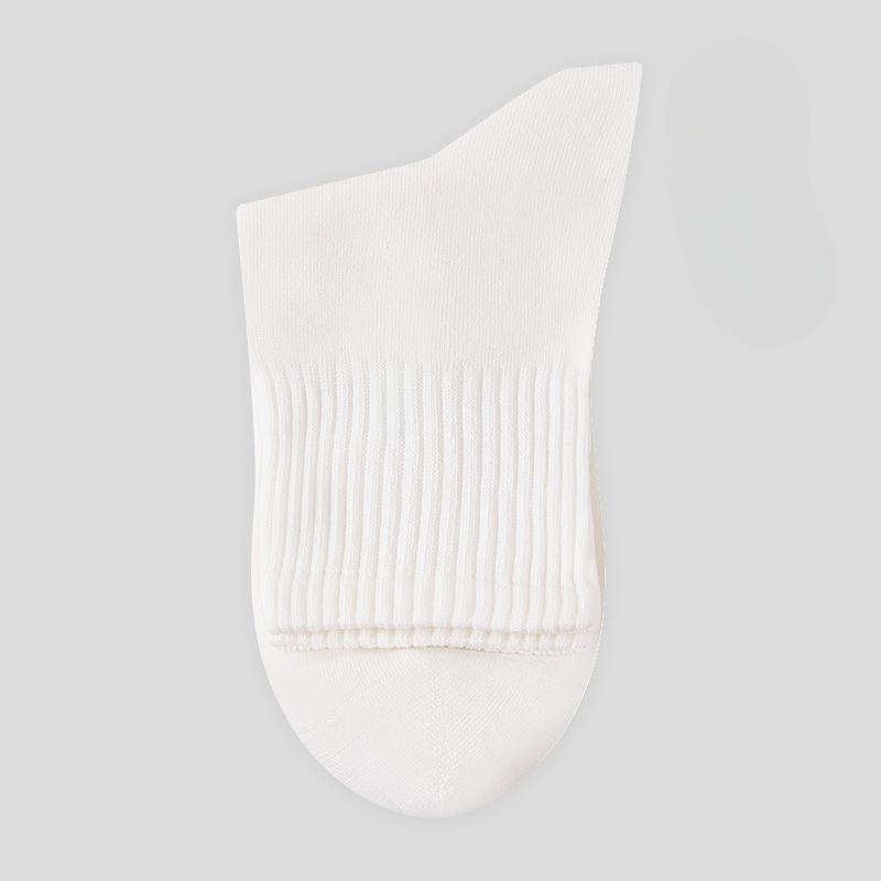 Men's Autumn Combed Cotton Business Antibacterial and Deodorizing Men's Cotton Socks Boneless Hand-sewn Mid-tube Cotton Socks
