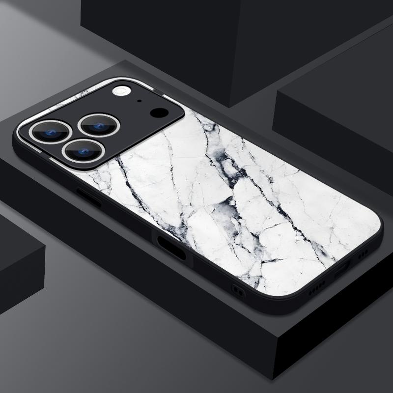 Sandstone Marble Case For iPhone 17 Pro Max Case iPhone 16 15 14 13 Pro Max 17E Magnetic For Magsafe Thin Ring Hybrid TPU+PC Matte Cover
