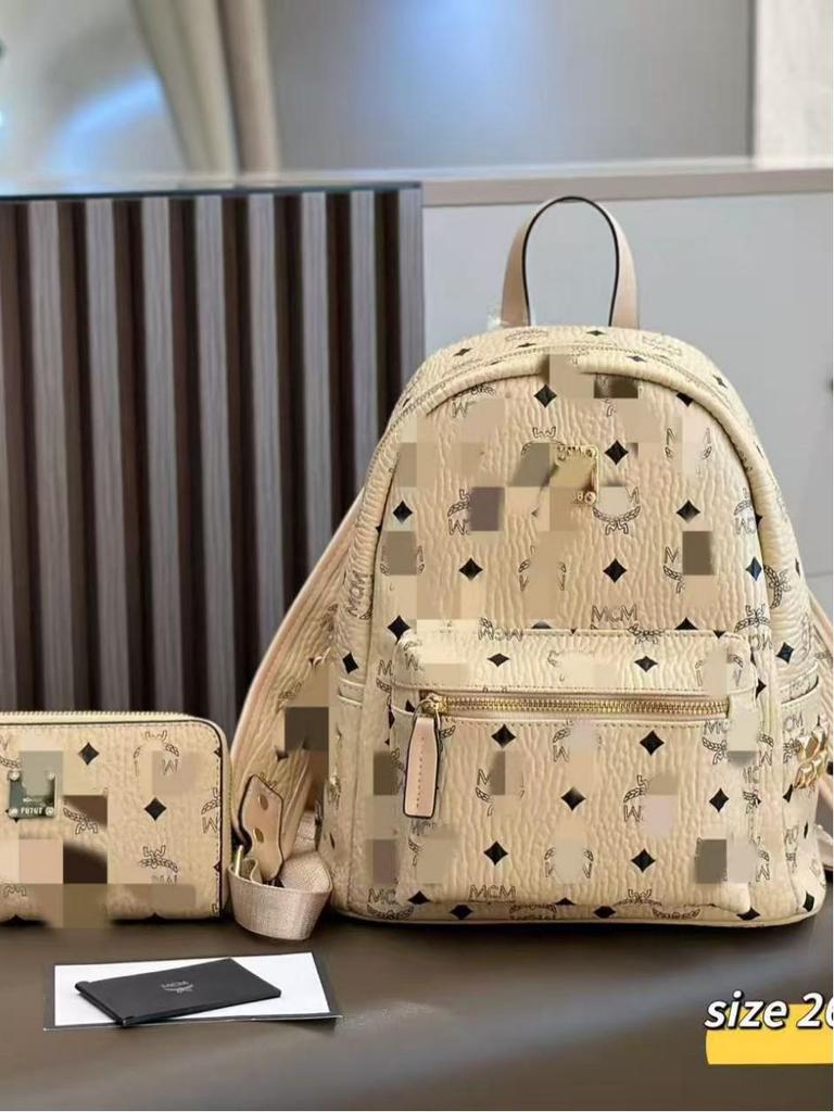 2025 Γυναικεία Λευκή Δερμάτινη Τσάντα Tote & Χιαστί