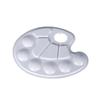 New 1PC Gouache Oval Palette Children's Painting Plastic Paint Foot Palettes DIY Tool Graffiti Art Supplies for Artist