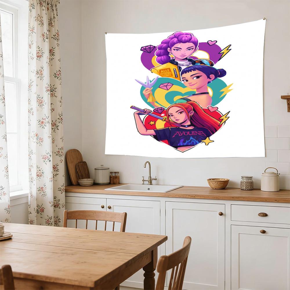 Language Adventure Decorative Wall-Hanging Tapestry, Home Ornament for Living Room,Dorm and Fan Parties,Multi-style,celebrities,cartoons,music,sports 