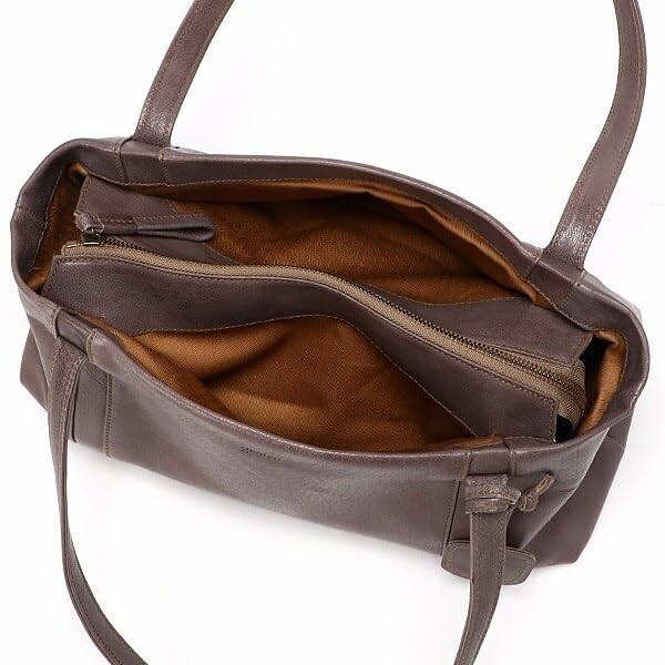 [Genten] Horizontale Tragetasche, Ziege Basic, Cha